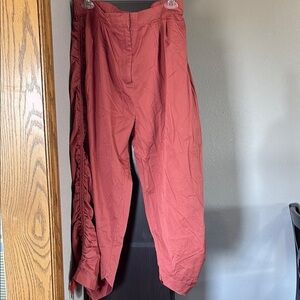 ASOS Women’s Size 12 Oversized Ruched all the way down the Pant Leg tied Pants